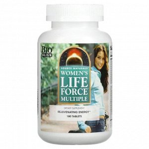 Source Naturals, Women's Life Force Multiple, 180 таблеток