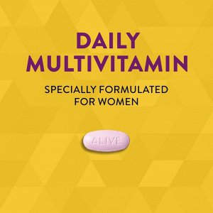 Nature's Way, Alive! полноценный мультивитаминный энергетический комплекс для женщин, 50 таблеток