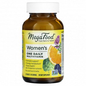 MegaFood, Мультивитамины для женщин, 90 таблеток