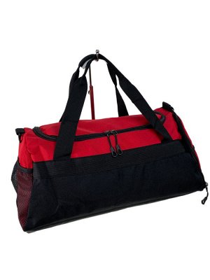 Дорожная сумка из текстиля цвет красный