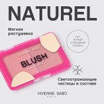 VIVIENNE SABO NATUREL румяна компактные палетка 2цвет. нежно-розовый т.01 / 10шт / d215216501 / 361342 Код: УТ-00742342