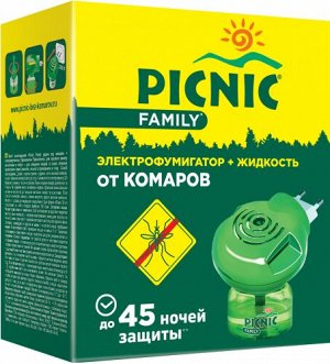 Picnic Family Электрофумигатор+жидкость от комаров 30мл