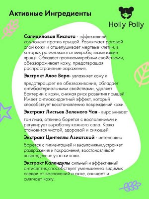 Холли Полли Пенка для умывания лица против акне и воспалений, 100 мл (Holly Polly, Bye Bye Acne!)