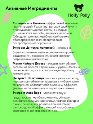 Холли Полли Лосьон с 2% салициловой кислотой против акне и воспалений, 100 мл (Holly Polly, Bye Bye Acne!)