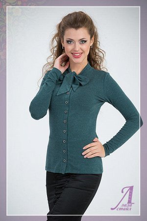 Блуза, М-649 Зеленый