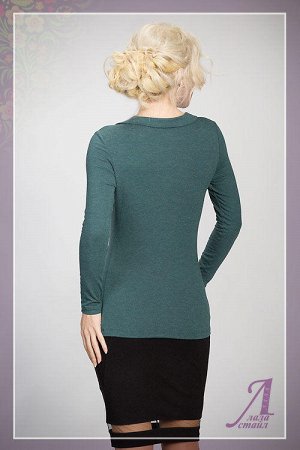 Блуза, М-631 Зеленый
