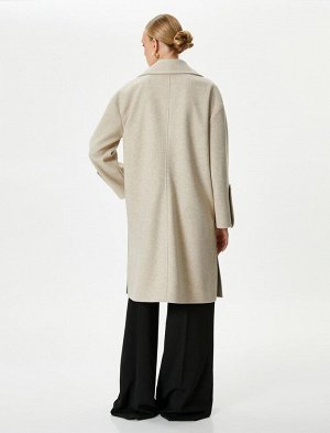 Пальто Stash, двубортный карман на пуговицах, детализированный