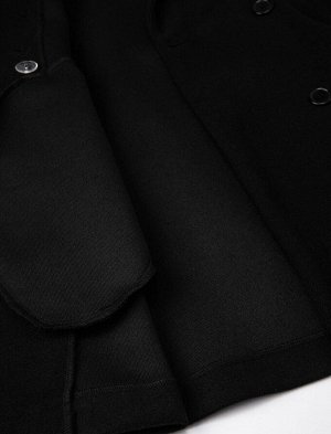 Пальто Kachet с поясом на талии, двубортный карман на пуговицах, детализированный