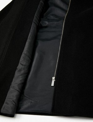 Пальто Kachet со съемным карманом на молнии и поясом из искусственного меха