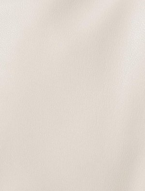 KOTON Длинное пальто-пуховик с кожаным эффектом и поясом с капюшоном, стеганый карман с детальным карманом