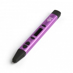 3D ручка SPIDER PEN PRO, ABS, PLA и UNID Pro, цвет: нежно сиреневый (+ 2 цвета пластика)