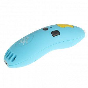 3D-ручка SPIDER PEN BABY, низкотемпературная, для детей, голубая, встроенный аккумулятор