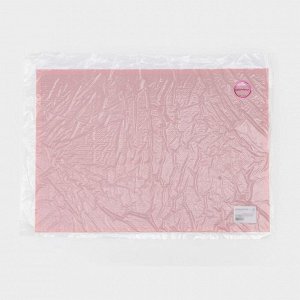 Силиконовый коврик армированный Доляна «Амато», 42x29,6 см, цвет розовый