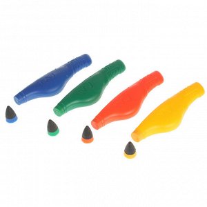 Комплект 3D-ручек LM555-4H, печать полимером, зелёная + жёлтая + синяя + оранжевая
