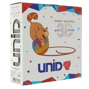 Набор низкотемпературного пластика UNID KID-6, 6 цветов по 10 м