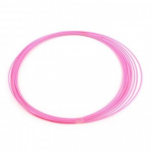 Пластик ABS, для 3Д ручки, длина 10 м, розовый - светится в темноте (УФ лучах)