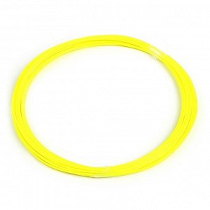 Пластик PLA, для 3Д ручки, длина 10 м, желтый - светится в темноте (УФ лучах)