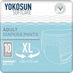 Подгузники-трусики для взрослых YokoSun, размер XL, 10 шт.