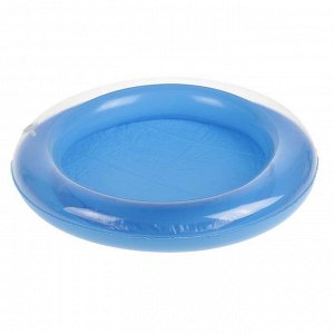 Коврик надувной для игры песком диаметр 46 см, цвет голубой