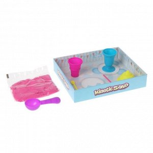 Песок для лепки Kinetic Sand, 285 г + формочки, МИКС