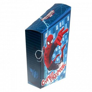 Коробка подарочная складная "Супер подарок", Человек- Паук, 20 х 9 х 32 см