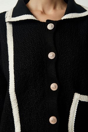 Женский брючный костюм с черной полосой и трикотажной курткой WF00061