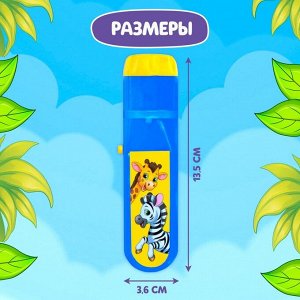 Проектор - фонарик «Весёлые зверята», 6 слайдов, 48 картинок