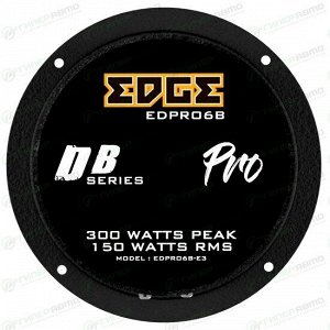 Среднечастотные динамики Edge EDPRO6B-E3, 6.5" (16.5см), 150/300Вт, 160-10000Гц, 2 шт