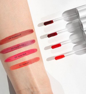 LUXVISAGE Тинт для губ с гиалуроновым комплексом LIP TINT AQUA GEL, 01 Апероль  # § NEW