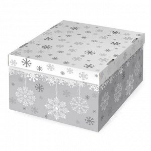 Коробка для хранения складная "Let it snow", 31,2х25,6х16,1 см