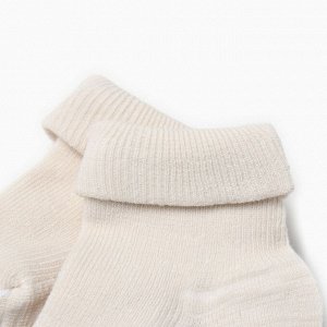 Набор детских носков Крошка Я BASIC LINE, 3 пары, р. 8-10 см, молочный
