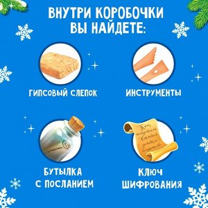 Раскопки «Послание от Деда Мороза» бутылочка, камни