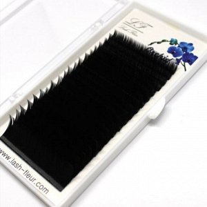 Ресницы для наращивания,чёрные, LASH FLEUR Mix-20 линий, толщина 0,15 мм