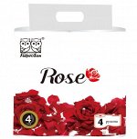 Бумага туалетная &quot;FukuroSan&quot; ROSE 4 рулонов