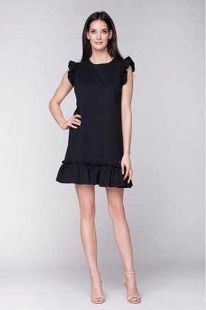 Комплект LUMIDE LU415-D30 платьев с оборками чёрный