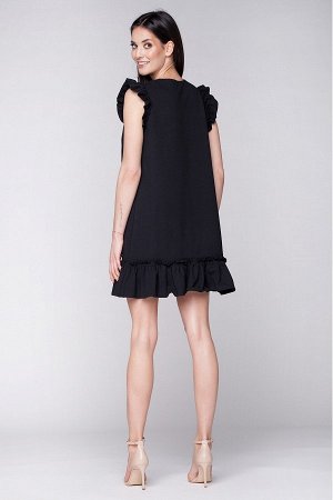 Комплект LUMIDE LU415-D30 платьев с оборками чёрный