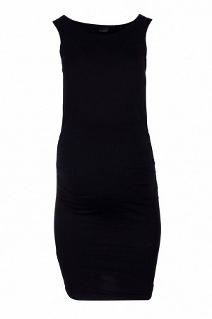 Платье LUMIDE 313 для беременных из хлопка чёрный