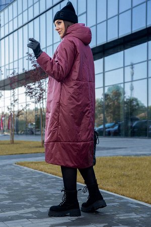 Пальто LADY SECRET 5018/1 винный