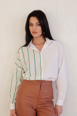 Рубашка белая из хлопка