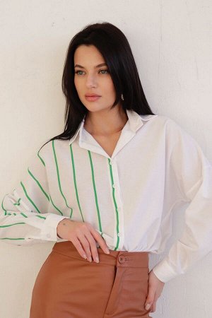 Рубашка белая из хлопка