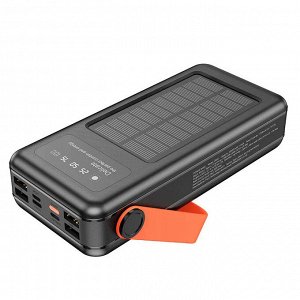 Портативный аккумулятор HOCO DB33 Solar Energy 30000 mAh PD20W 12in1 с солнечной батареей