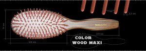 *Расчёска Salon Color Wood MAXI