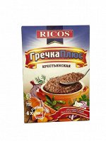 Гречневая каша крестьянская 6 пак*40г, 240г RICOS, КТД
