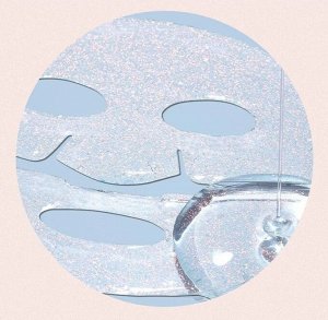Кварцевая гидрогелевая маска для лица Petitfee Aura Quartz Hydrogel Face Mask Crystal Rose