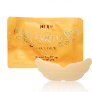 Гидроогелевая маска для шеи Petitfee Gold Neck Pack Hydrogel Angel Wings