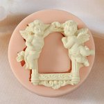 Молд силикон &quot;Рамка с ангелами&quot;7х8,5х1,5 см