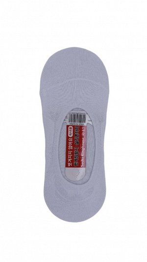 Socks Kinghouse Носки-следки белые с силиконовым держателем на пятке (унисекс), 1 пара 23-25 см