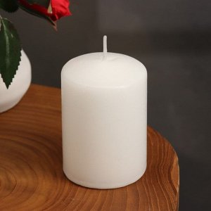 Свеча - цилиндр ароматическая "Французская ваниль", 5,6х8 см