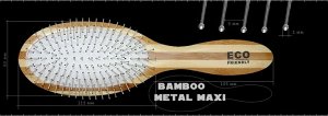 *Расчёска ECO Bamboo Metal MAXI