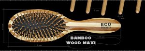 *Расчёска ECO Bamboo Wood MAXI